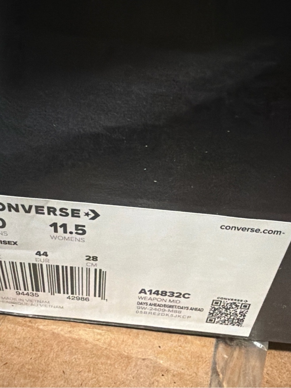 Converse Weapon Mid Days Ahead A14832C Fashion Shoes Sz 10 Men - Picture 5 of 5
